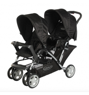 double pushchair for newborn and 2 year old