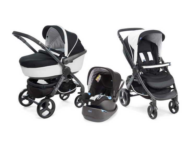 chicco 3 wheel travel system