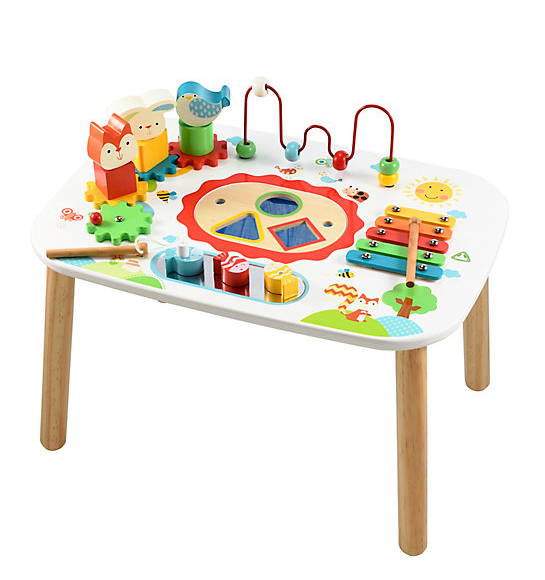 early learning centre wooden activity table