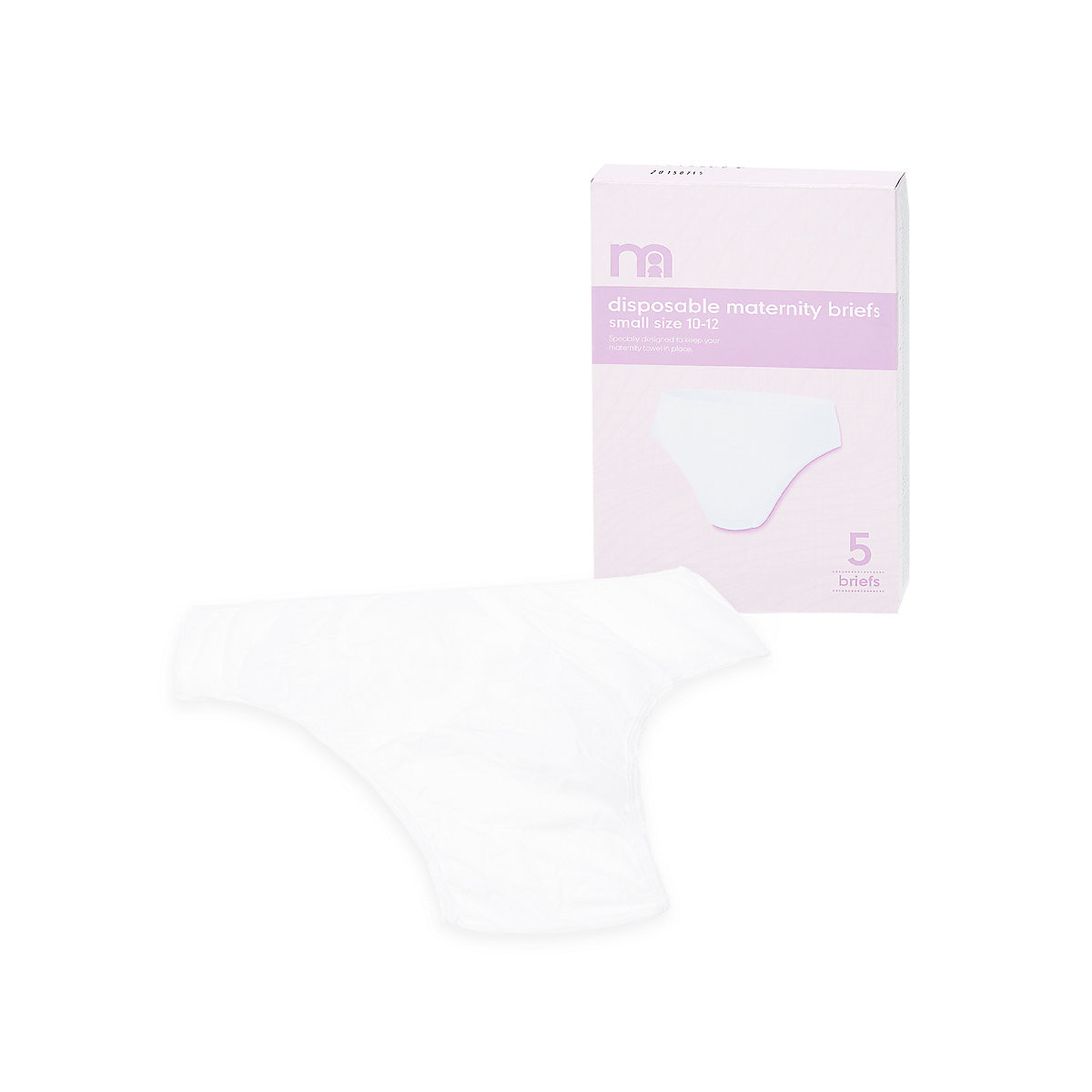 TESCO 5 Maternity Disposable Briefs Large 18-20