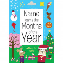 Personalised Months of the Year Book