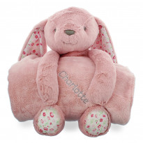 Personalised Bunny Plush Toy and Blanket