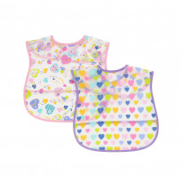 Hearts Crumbcatcher Bibs