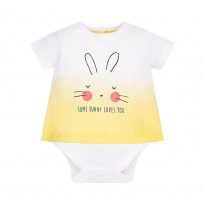 Bunny mock t-shirt bodysuit