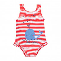 Stripe whale swimsuit