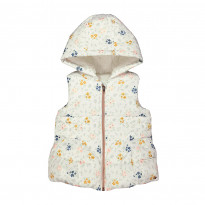 Floral Hooded Gilet