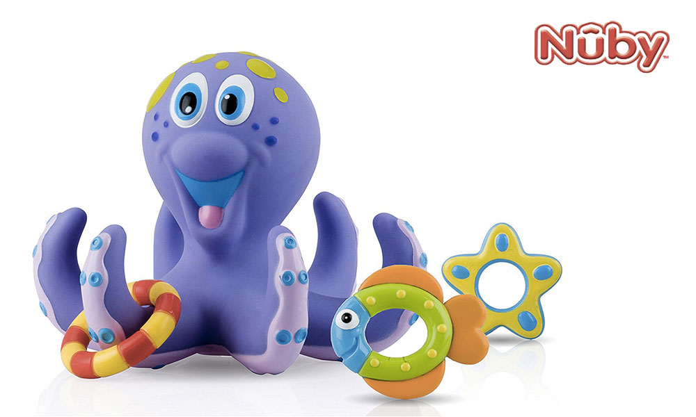 Octopus bath toy from Nuby